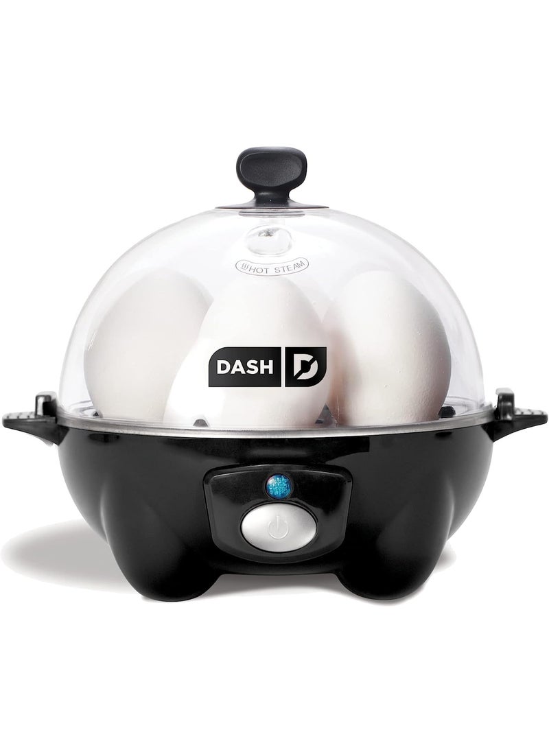 Rapid Egg Cooker: 6 Egg Capacity Electric Egg Cooker for Hard Boiled Eggs, Poached Eggs, Scrambled Eggs, or Omelets with Auto Shut Off Feature