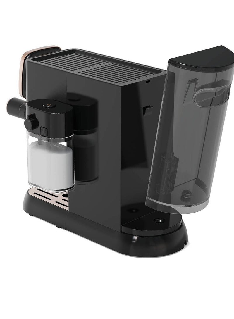 Okka Solo Espresso Machine Semi Automatic Power : 1628 W Pressure: 15 bar Water Capacity: 1.1 L 1628 W OK0032-0400 Black/copper Black/copper