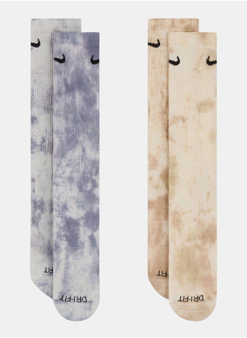 Everyday Plus Cushioned Crew Socks (2 Pairs)