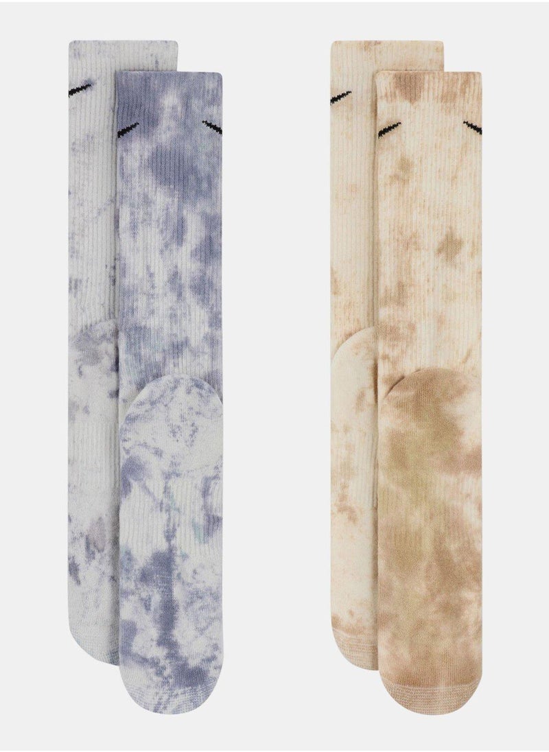 Everyday Plus Cushioned Crew Socks (2 Pairs)