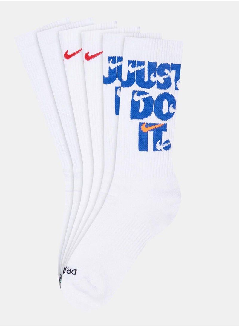 Men's Everyday Plus Cushioned Crew Socks (3 Pack)