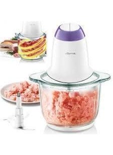 Shelzi 3 Lt Volume 400 Watts Stainless Steel Blade Plastic Body Electric Chopper Machine for Meat Vegetables Fruits Nuts Grinder Mincer Multi