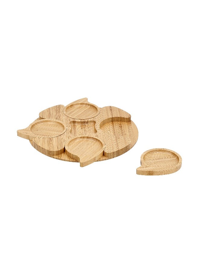 Bamboo Plate Dia25.5*2.5cm