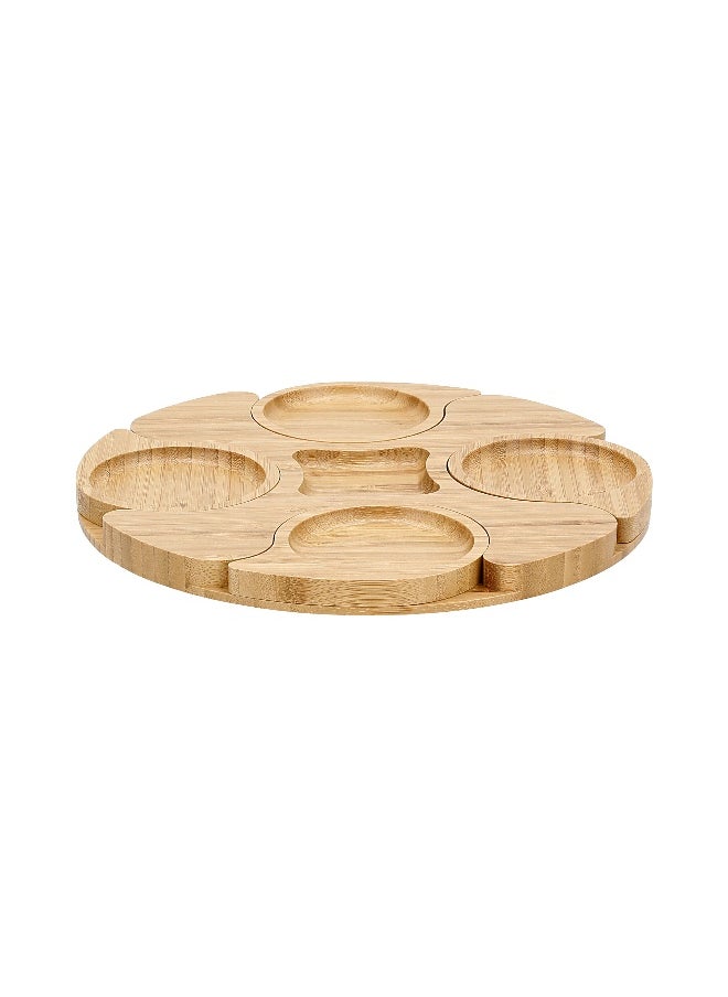 Bamboo Plate Dia25.5*2.5cm
