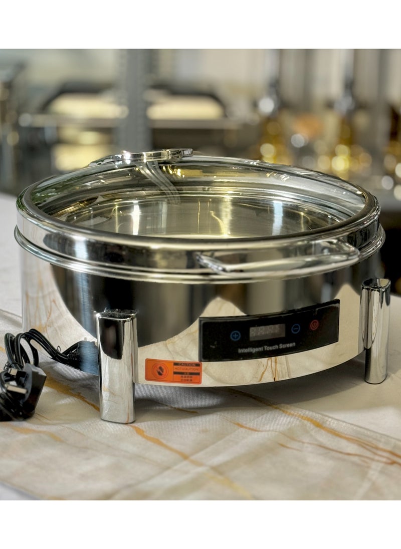 6L Electric Digital Display Hydraulic Square Chafing dish