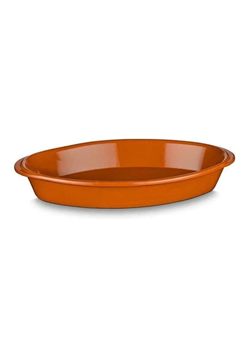 Regas Clay Oval Dish Mud Baker Made In Spain-32cmX18cm