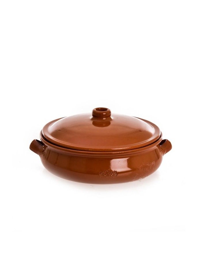 Regas Clay Round Casseroles With Handle Made In Spain-23CM