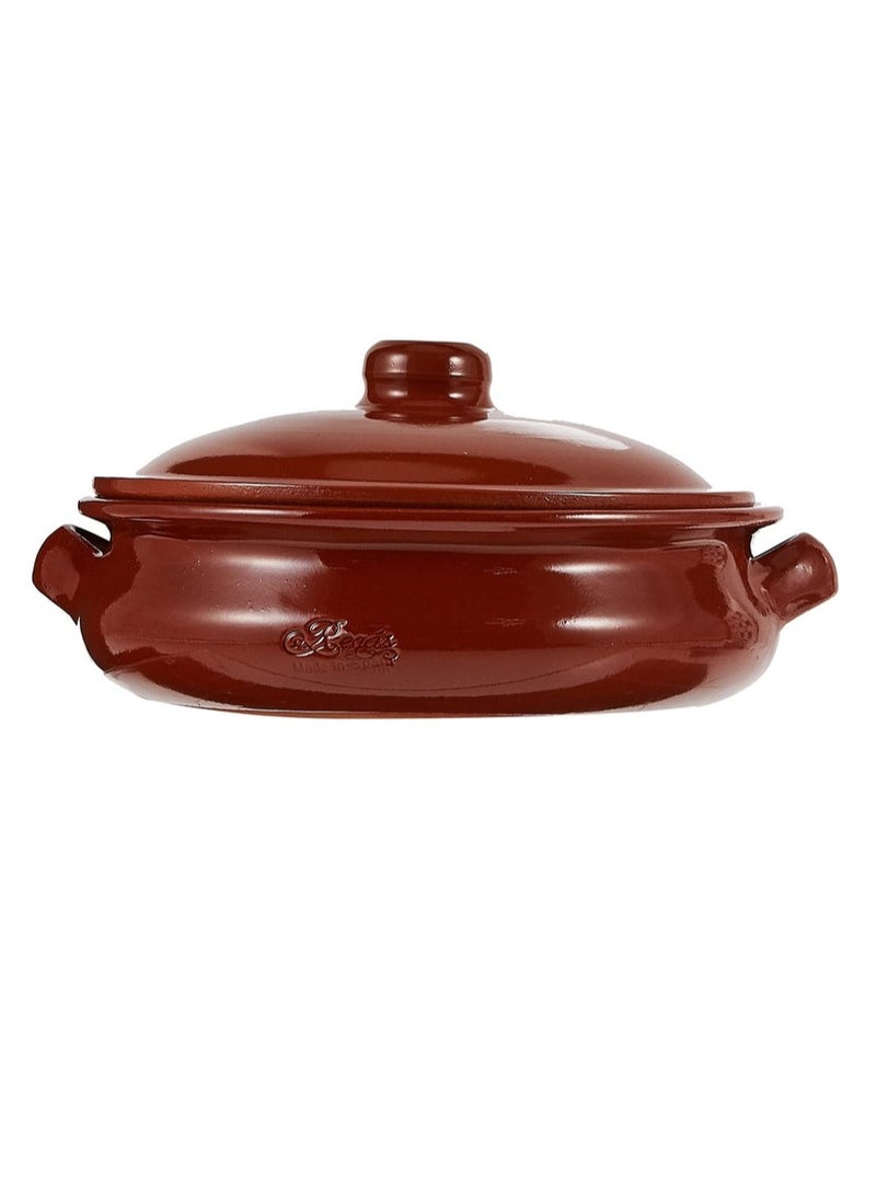 Regas Clay Round Casseroles With Handle Made In Spain-20CM