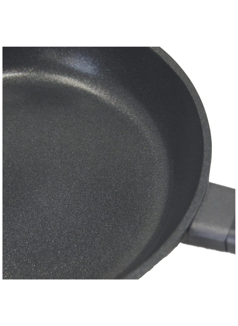 Westinghouse 30cm Non-Stick Fry Pan - Forged Aluminum with 4-Layer Marble Coating Induction and Oven Safe Stainless Steel Handle - Black