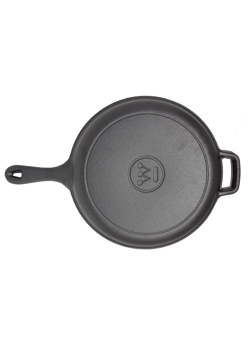 Westinghouse 3-Quart Pre-Seasoned Cast Iron Dutch Oven with 10.25-Inch Skillet Lid – Versatile 2-in-1 Cookware for Indoor & Outdoor Use