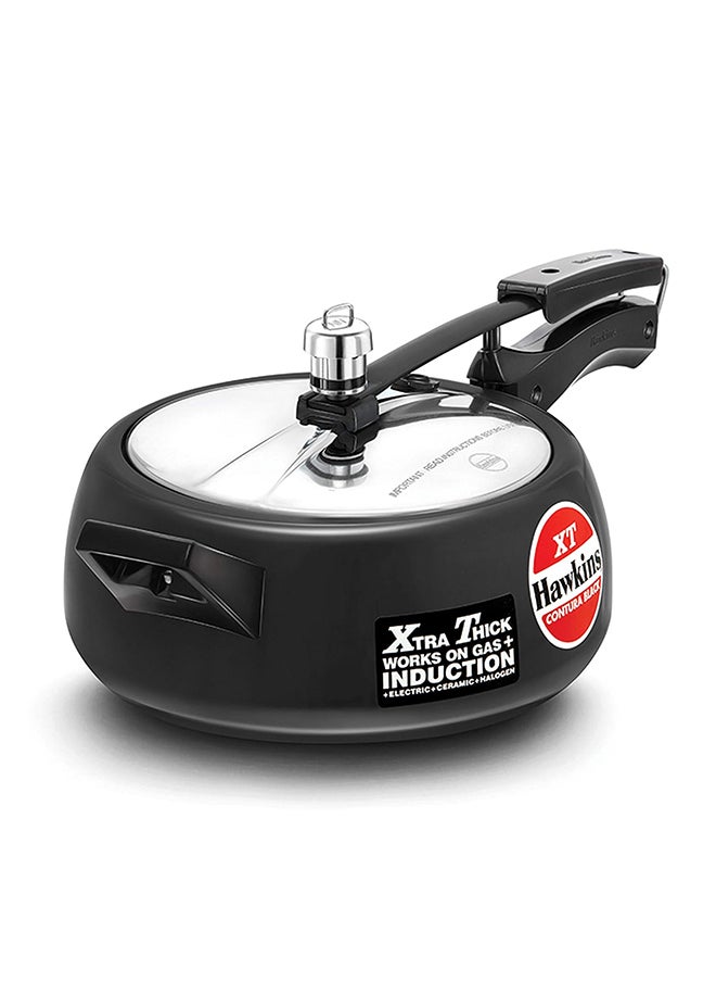 3.5Liters Contura Black XT Pressure Cooker, Hard Anodised Inner Lid Cooker, Induction Cooker, Handi Cooker (CXT35) Black
