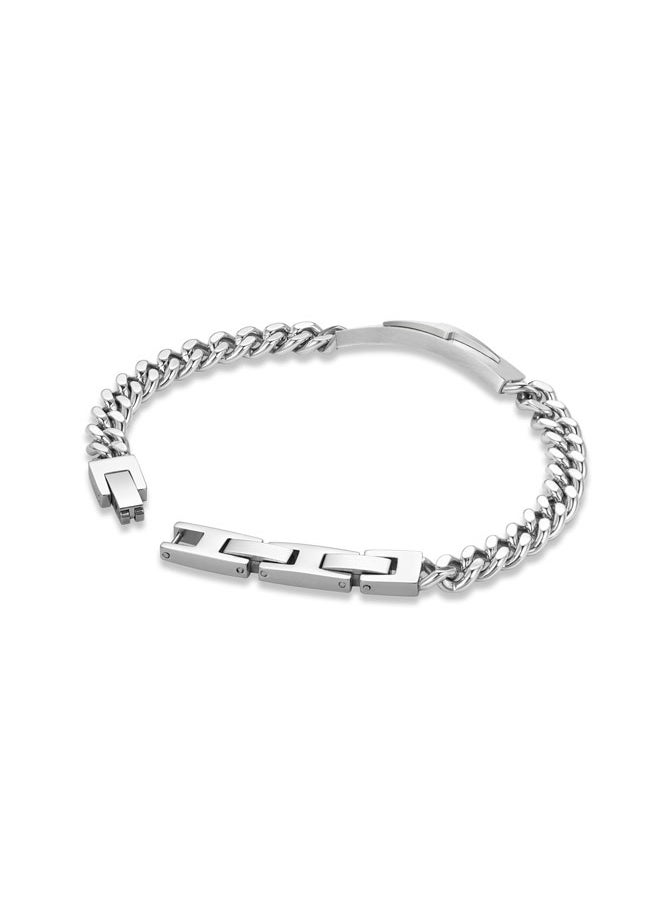 Strike Bracelet Sleek Plaque with P Logo and Lightning Motif for Bold, Unapologetic Style