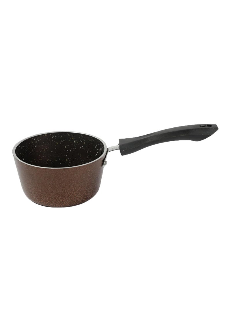 Treekon MiniBabySmall Sized Pure 3MM Heavy Guage Brown Spatter Color Sauce Pan