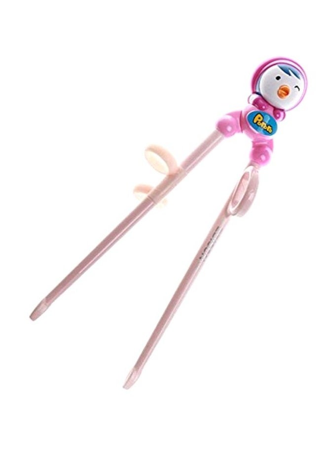 Petty Edison Pattern Training Chopsticks Pink