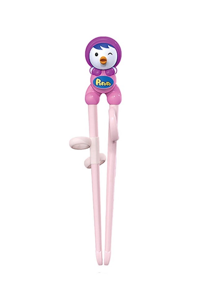 Petty Edison Pattern Training Chopsticks Pink