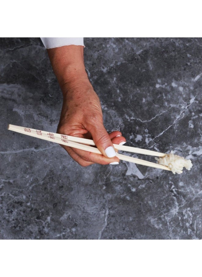 Joyce Chen Reusable Burnished Bamboo Chopsticks Set, 10 Pair