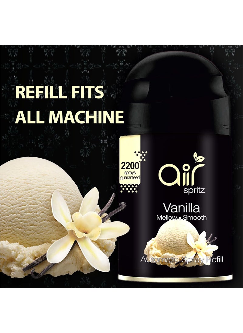 Air Spritz matic automatic spray refill GREEN APPLE VANILLA and LEMON Pack of 3 refill combo room freshener automatic spray 225ml