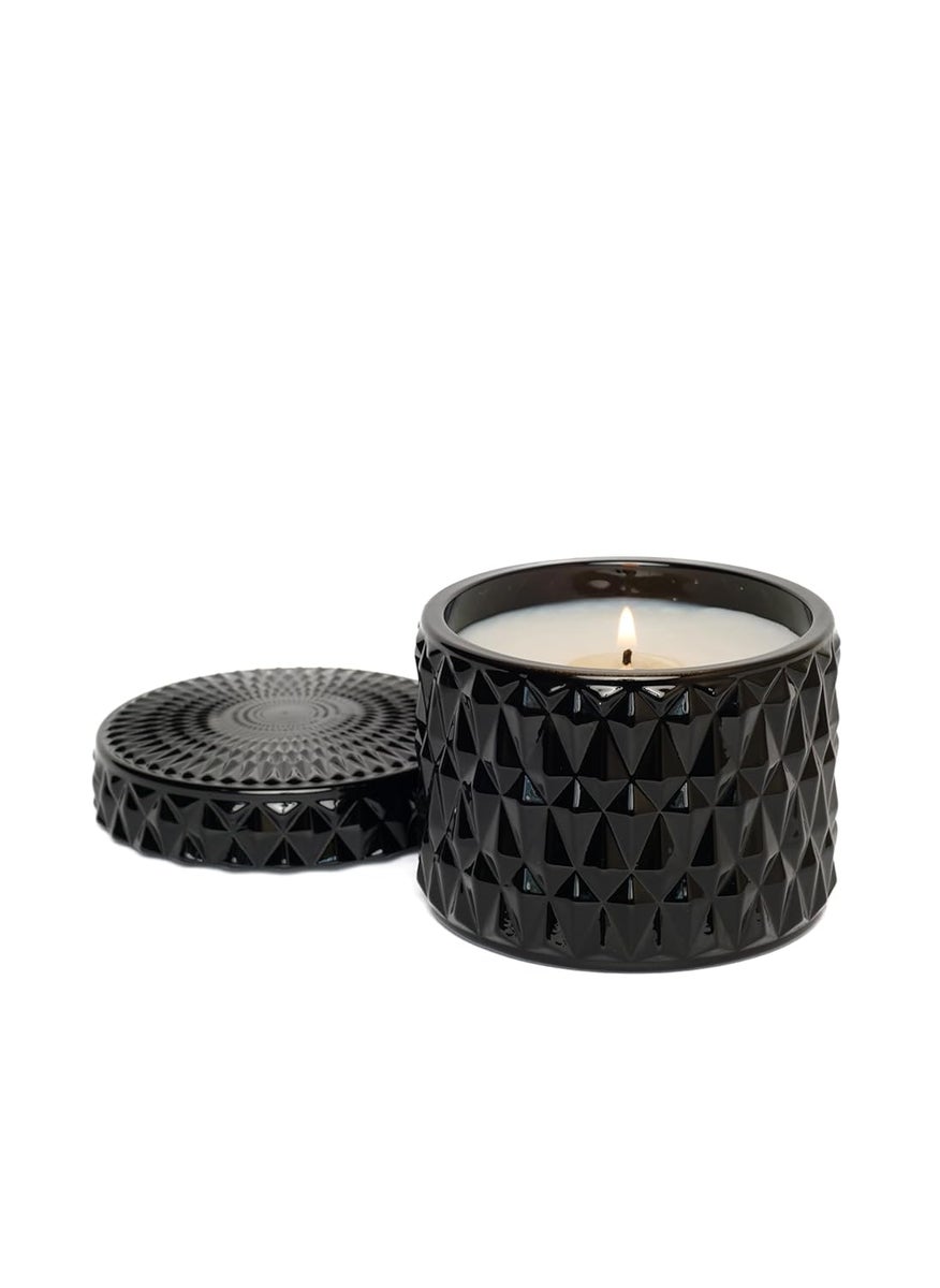 Leoben Co Amber Oud Black Disco Party Collection 35 Hour Burn Time Made to Set The Mood Created with Natural Soy Wax and Essential Oils