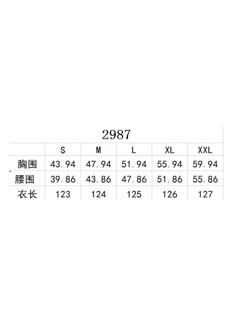 Europe and the United States Summer Women's V-neck dress Jean stitching printed mesh Short sleeves slim fashion thin dress