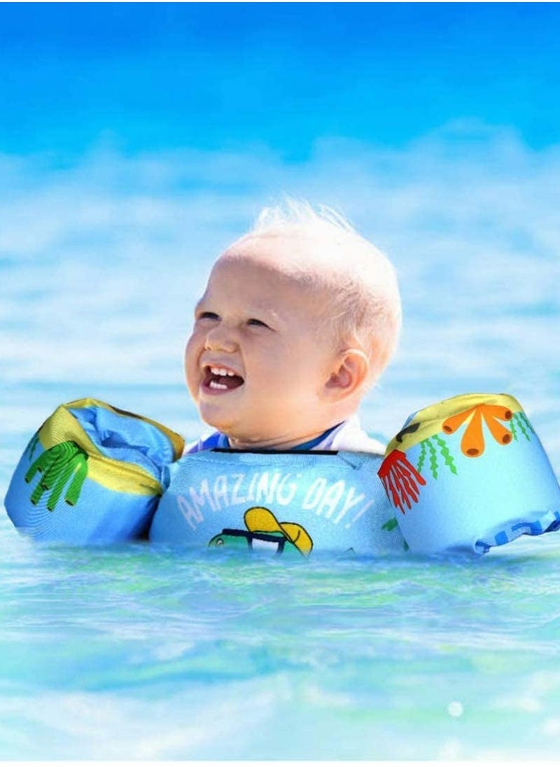 Swimming Float Vest for Kids Toddler Swimming Aids Arm Floaties for 2 6 Year Old, 14 25KG Learning to Swim