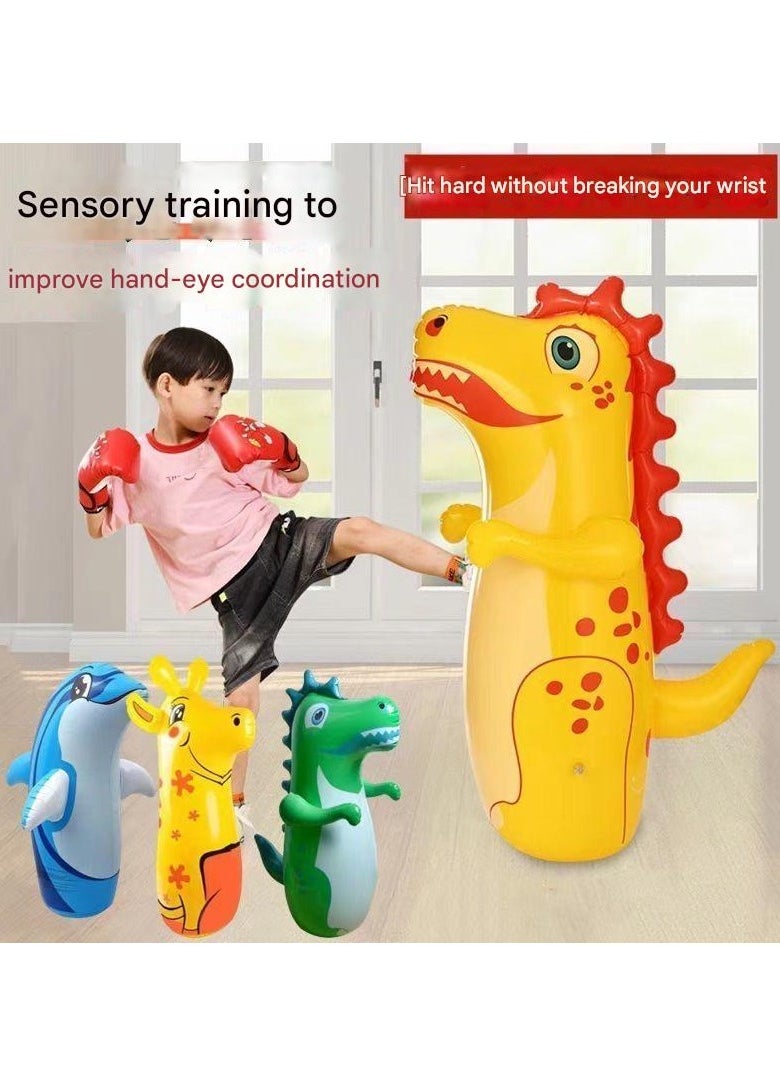 Children's boxing game, reflex ball, inflatable tumbler, 1 meter high