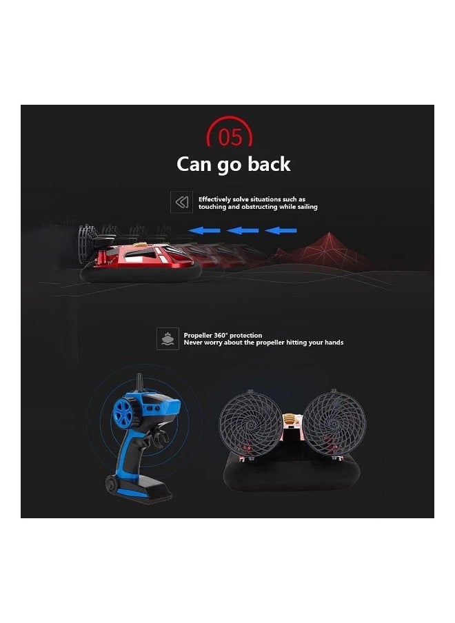 2.4g Remote-Controlled Amphibious Hovercraft Children's Toy