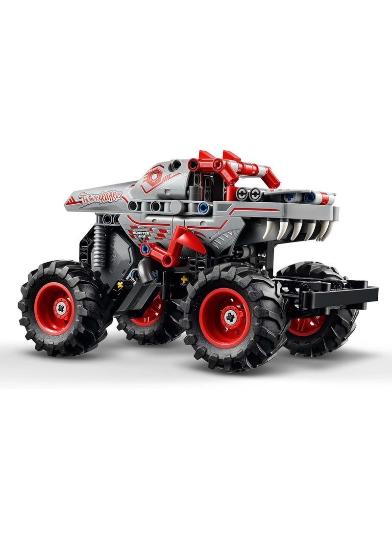 LEGO Monster Jam ThunderROARus Pull-Back Building Toy Set 42200