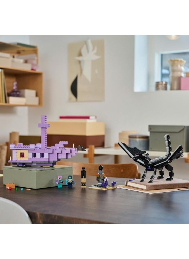 LEGO Minecraft The Ender Dragon And End Ship Building Toy Set 21264