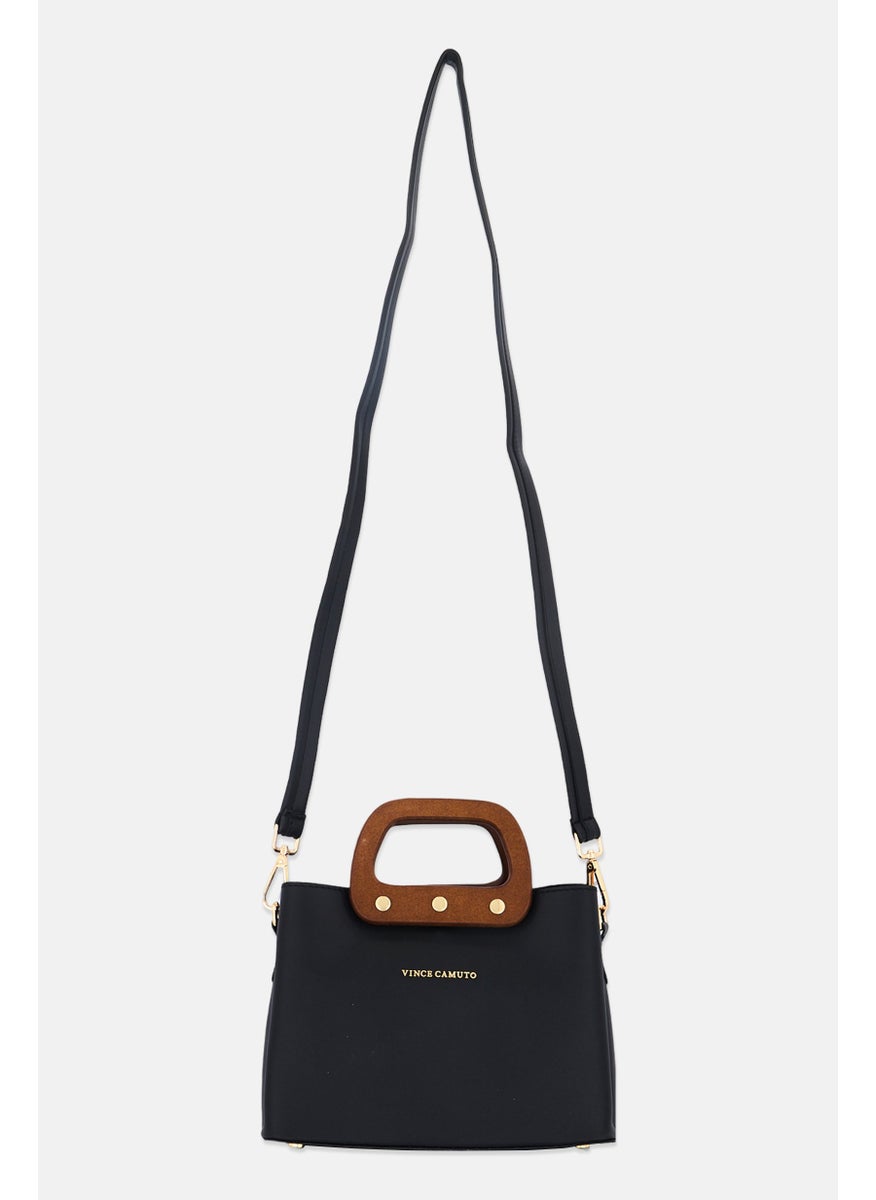 Women Brand Logo Handbag, Brown