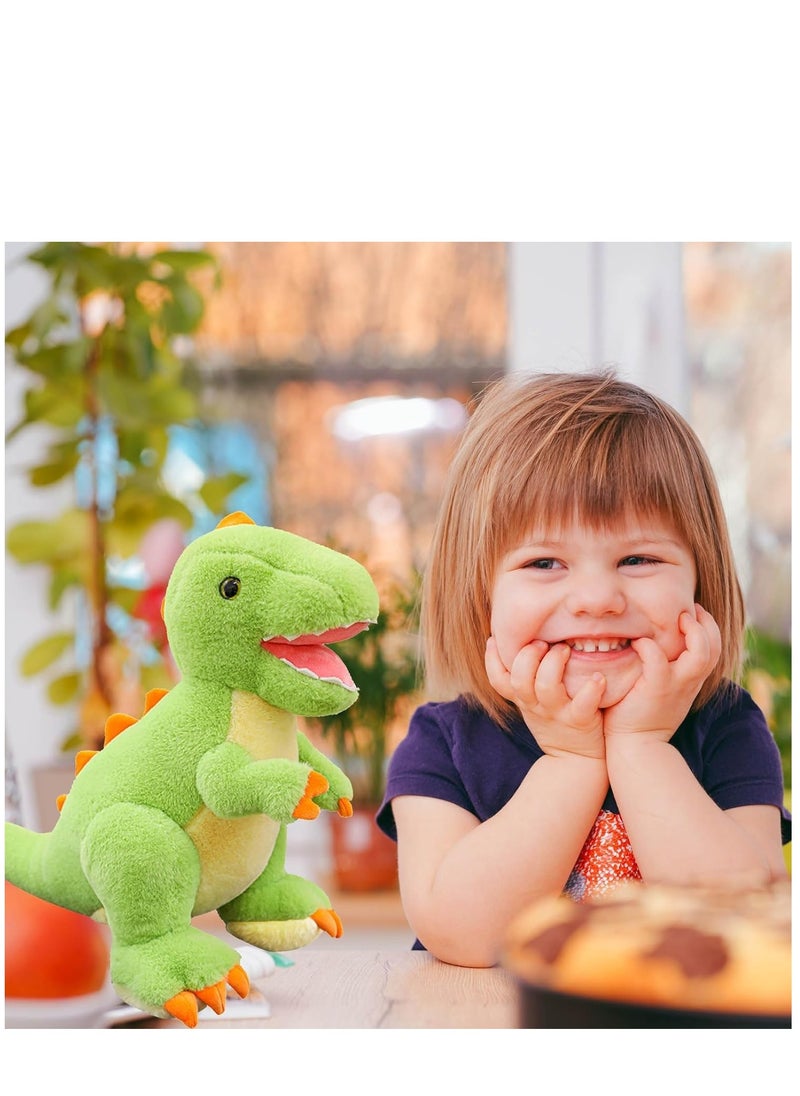 Cute Dinosaur Stuffed Animals Plush Toys,9.84 Inch Tyrannosaurus Plushies,Great Birthday Gifts for 3 4 5 6 7 8 Year Old Boys Girls (Dinosaur)