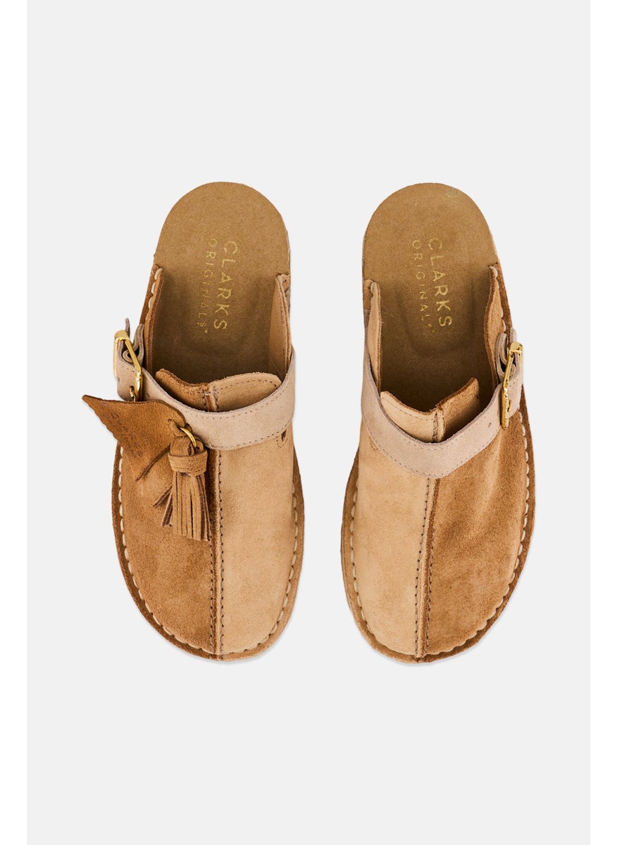 Women Standard Trek Slip On Mules, Light Tan