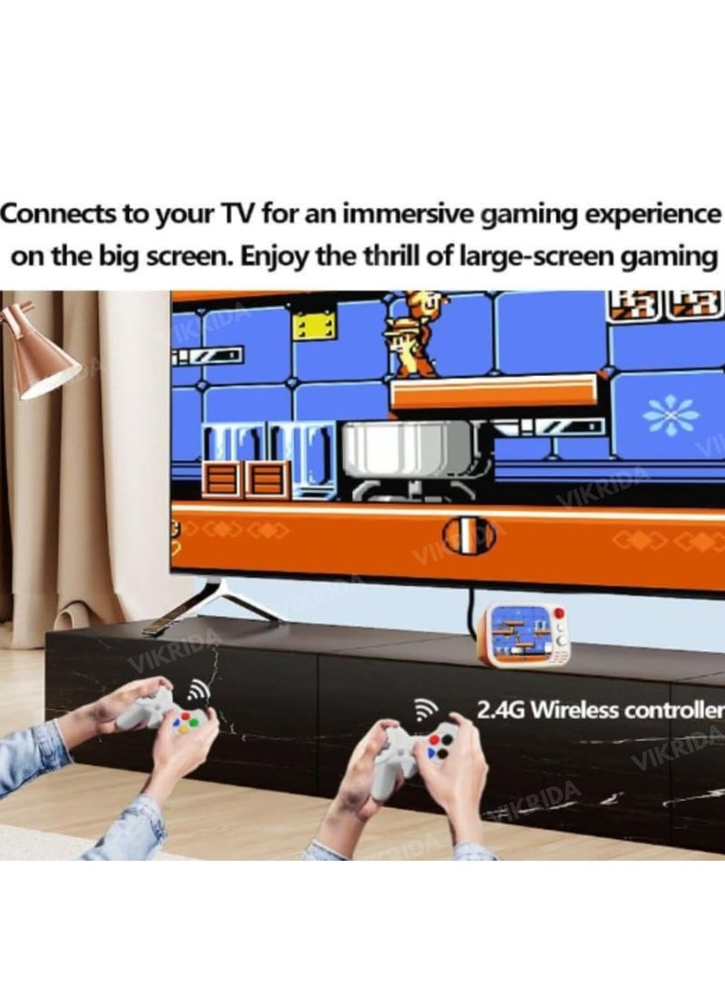 2025 New Edition Mini Retro TV Game Console – Portable Handheld Gaming System with 740 Classic Games, 3.5