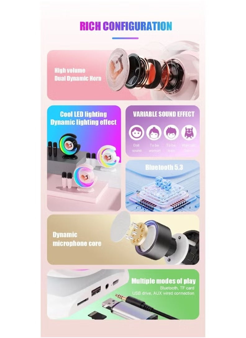 YS-110 Wireless Lightshow Speaker With Microphone
