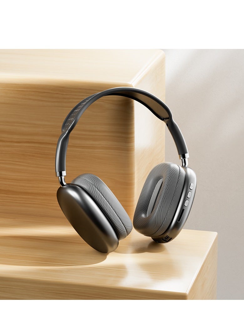 Bluetooth wireless noise-canceling headphones, multiple modes, fast charging, soft ear cushions, super-long battery life. Supports all connection modes: Bluetooth + TF card + wired direct connection