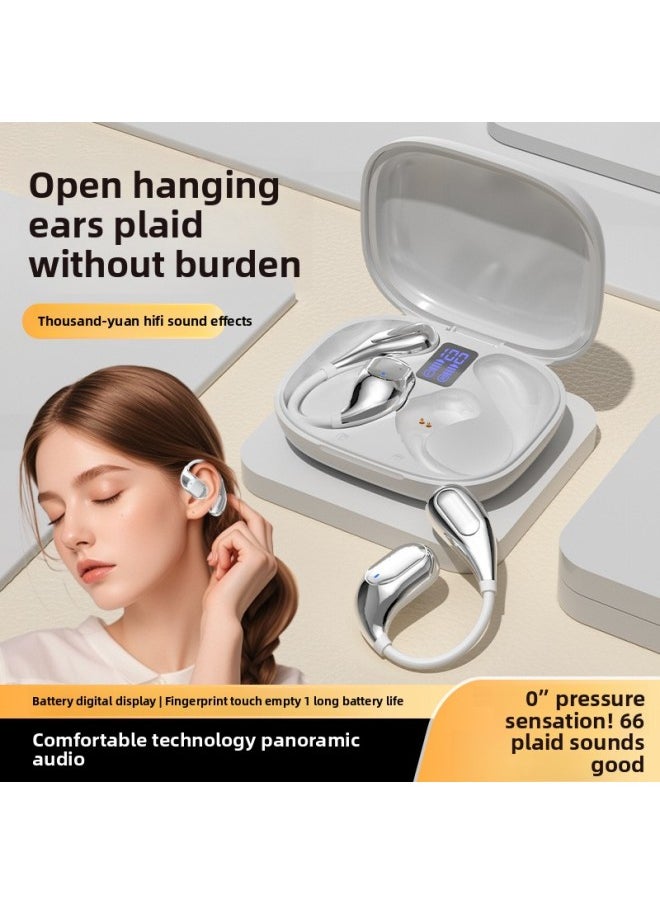 Open Wireless Bluetooth Headset 0 Sense Wear Long Endurance Game Sports Anti-sweat Unisex-Color:Skin Color-Type:0 Sense Boxed