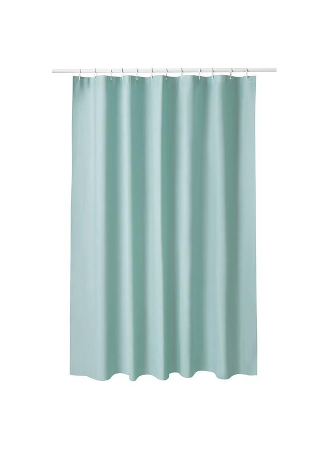 Shower curtain, turquoise, 180x200 cm