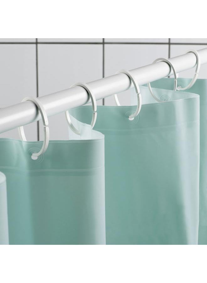 Shower curtain, turquoise, 180x200 cm