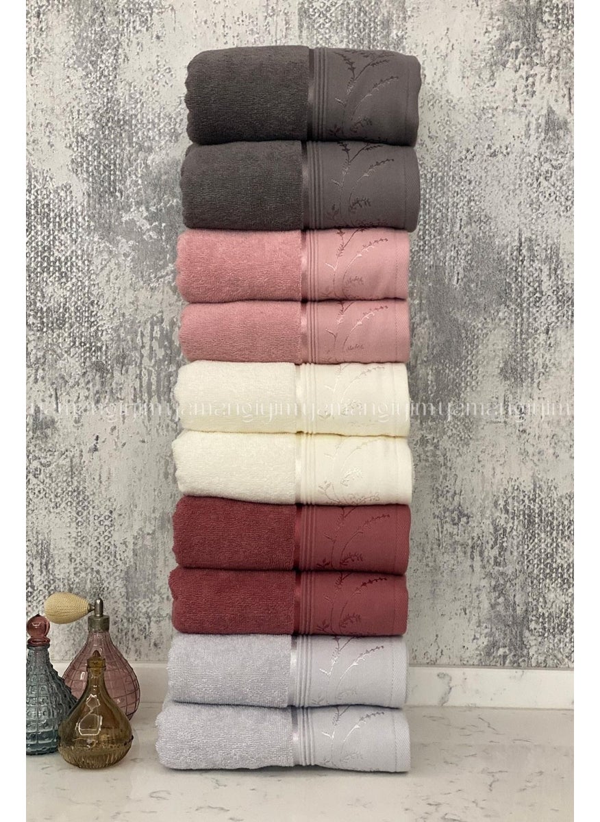 Ditsy hand and face towel 10 pieces