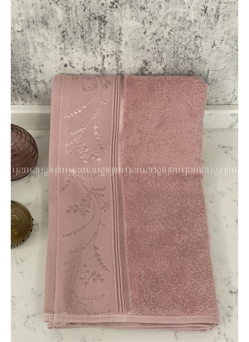 Ditsy Hand-Face Towel 4 Pieces-Pink