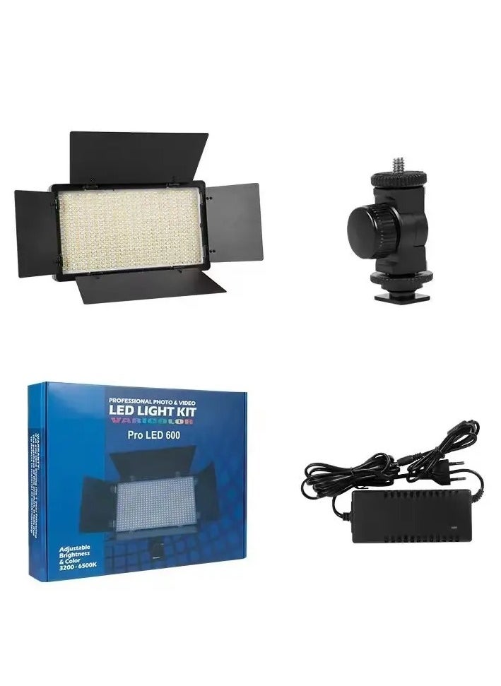 Pro LED 600 Photography Light  Photo Shoot  Video Making Light For TikTok & Insta Reels  Wedding Photography LED Studio Light With Stand Camera Light