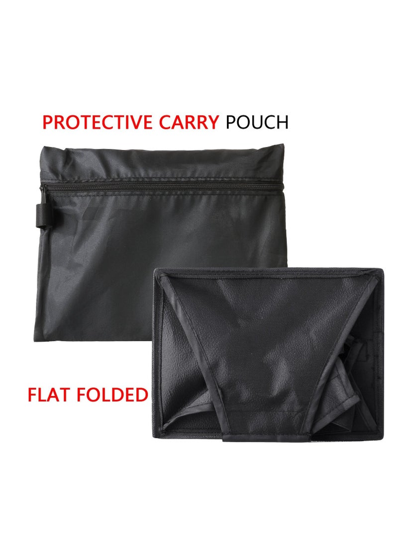 2 Pack Collapsible Flash Diffuser Softbox Set with Storage Pouch - 8