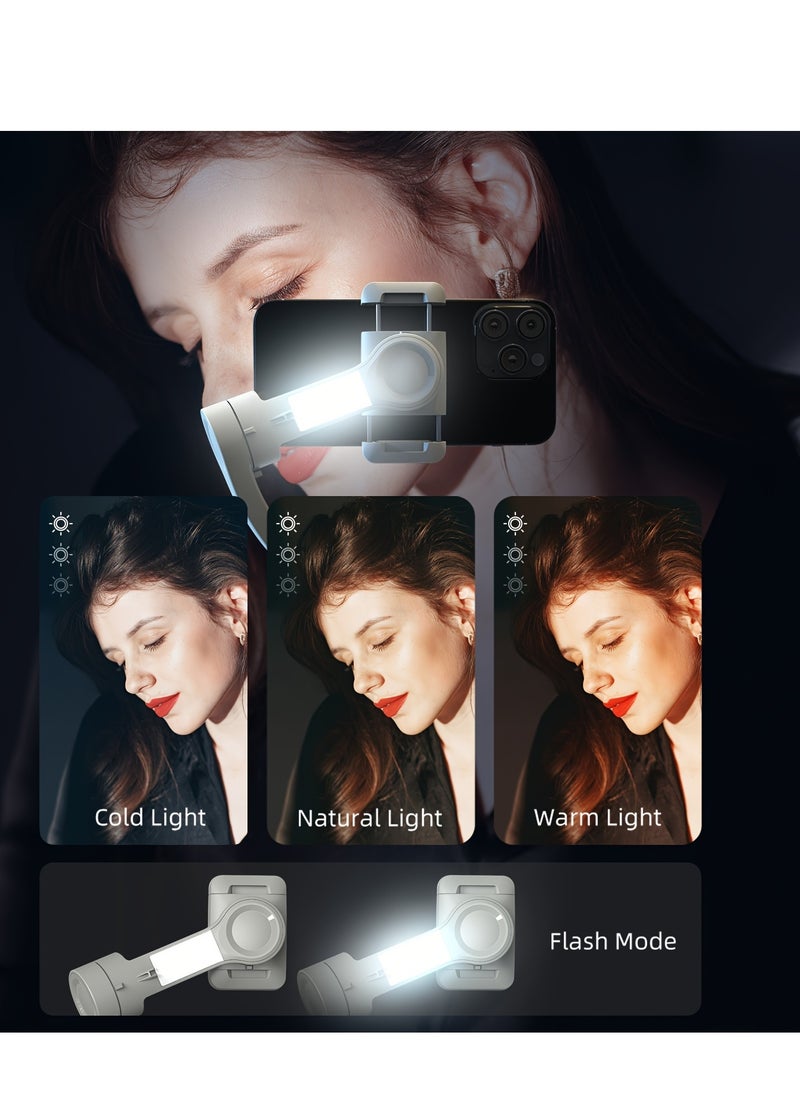 SelfieShow Three-axis PTZ Stabilizer, Gimbal Stabilizer, Intelligent Face Recognition Tracking, Compatible With iOS iPhone/Android Mobile Phone