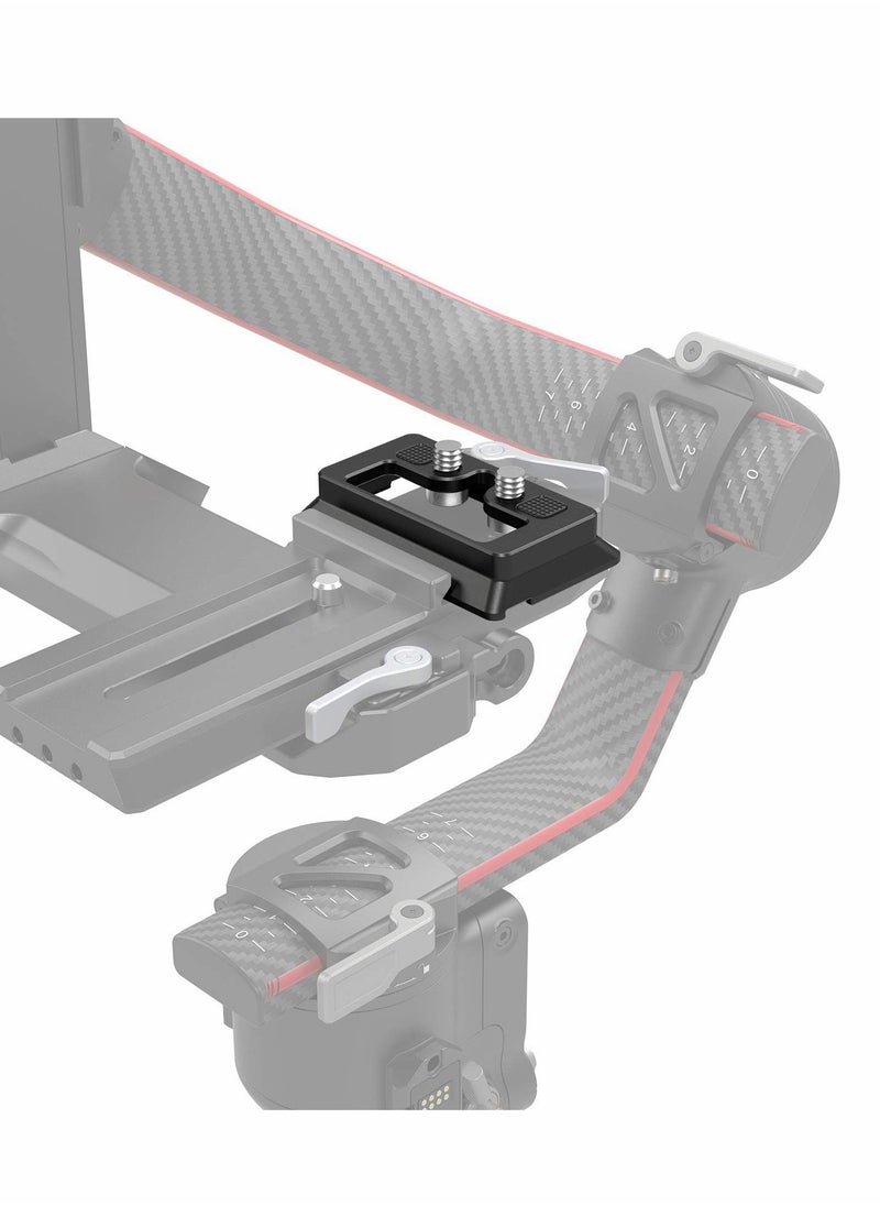 Quick Release Plate for Arca-Type Standard, Compatible with DJI RS 2, RSC 2, RS 3, and RS 3 Pro Gimbals - Model 3154