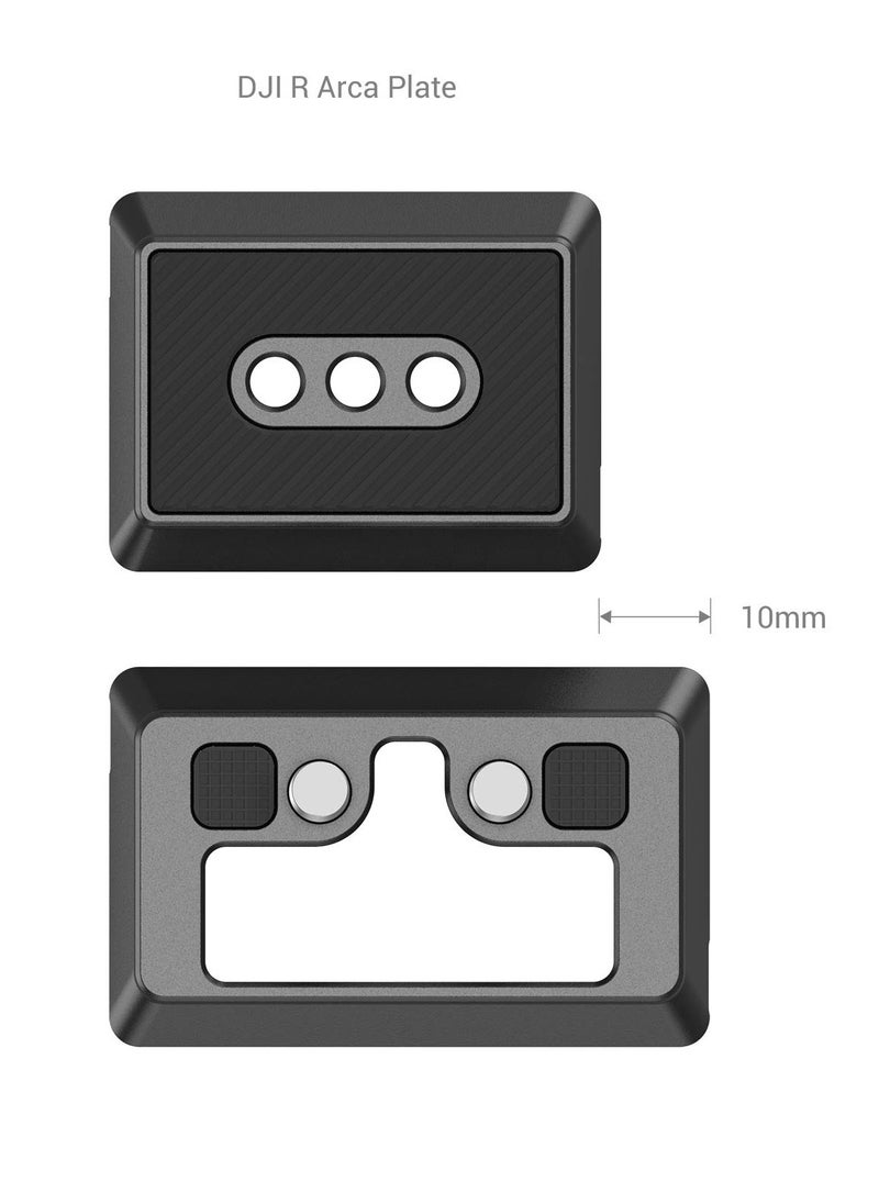 Quick Release Plate for Arca-Type Standard, Compatible with DJI RS 2, RSC 2, RS 3, and RS 3 Pro Gimbals - Model 3154