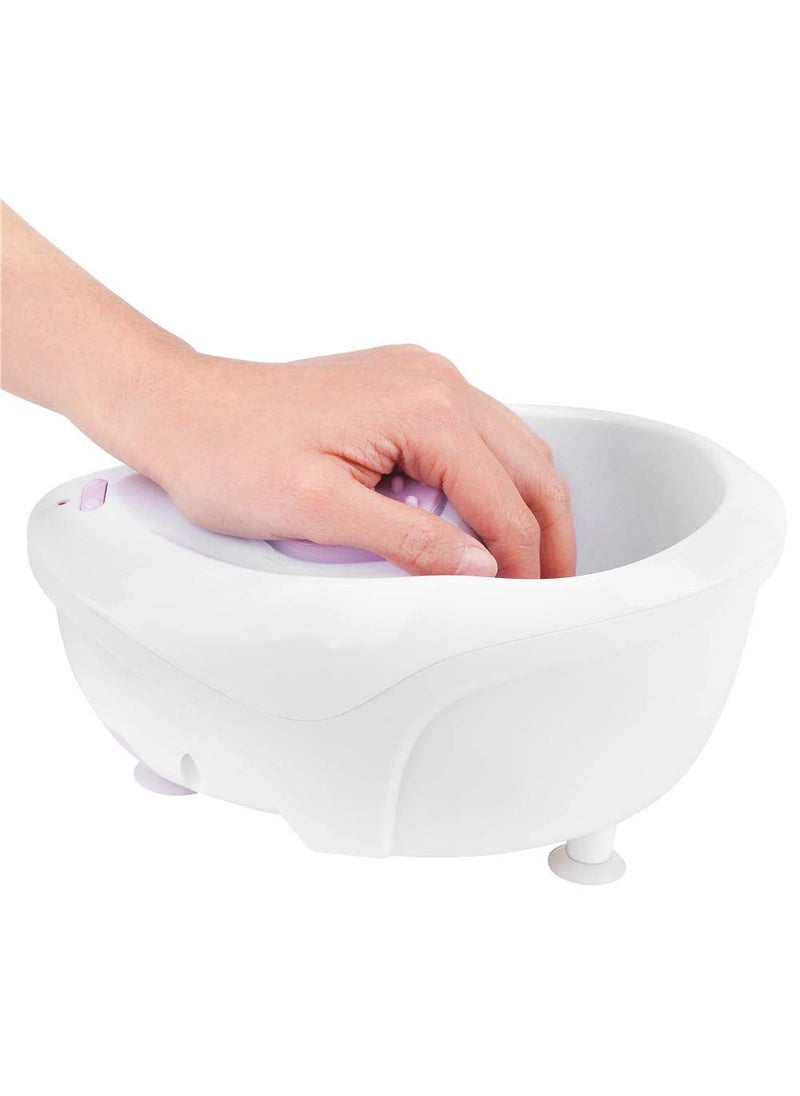 Electric Bubble Nail Soaking Bowl for Nail SPA with Air Bubble Vibrational Massage Nail Polish Remover for Soak Soothing Relaxing Manicure Machine Soften Cuticles