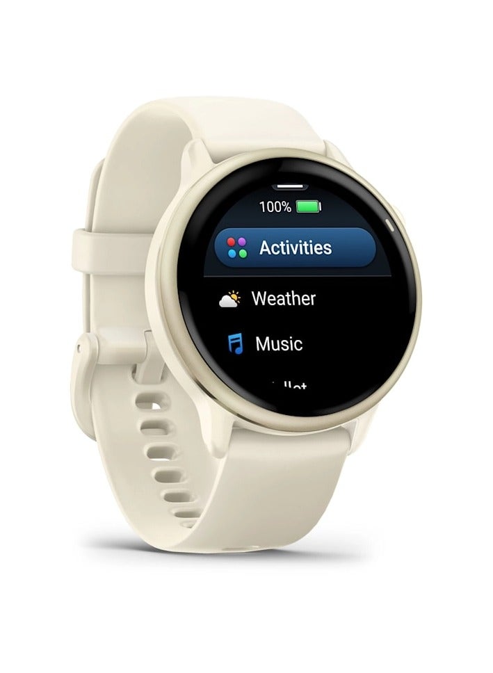 Vívoactive 6 - 42MM - Bone Band - Up to 11 Days of  Battery life  - 1.2
