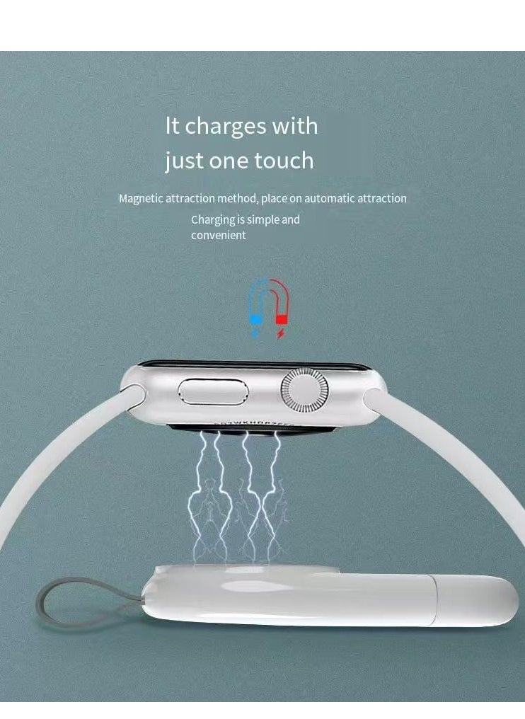 Watch wireless charger suitable for wireless charging magnetic charging generations 1-9 (USB single wire metal version)