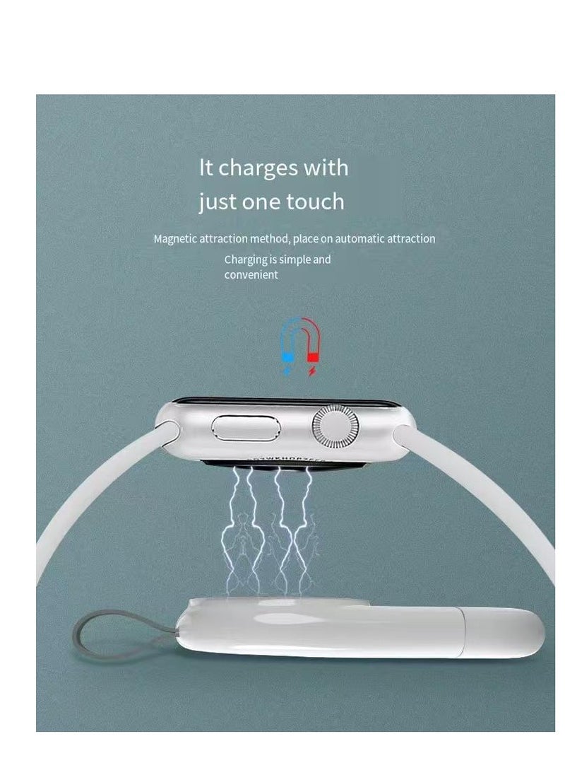 Watch wireless charger suitable for wireless charging magnetic charging generations 1-9 (type-c single wire metal version)