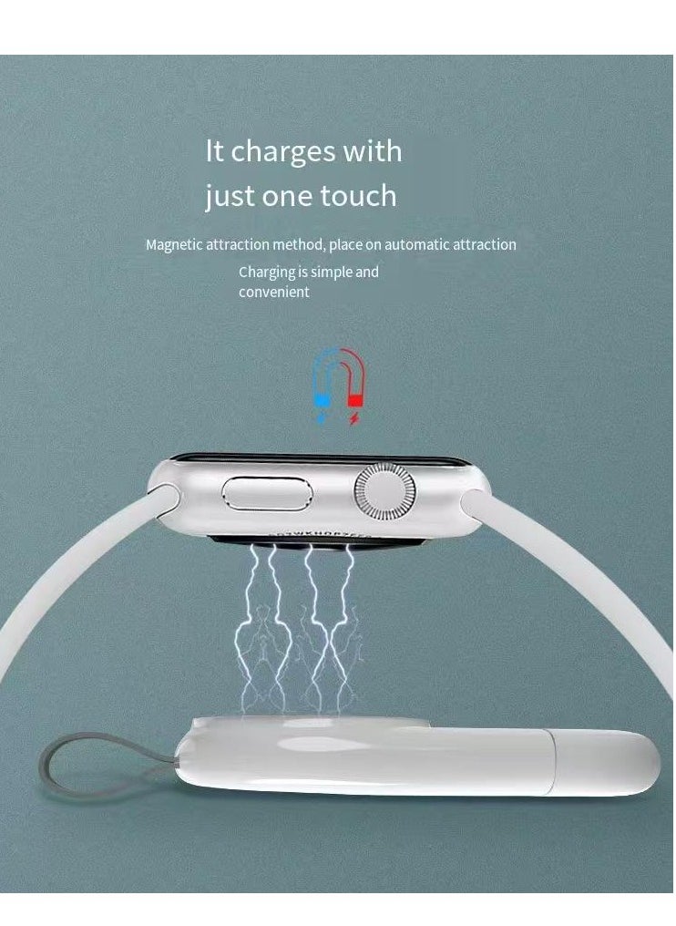 Watch wireless charger suitable for wireless charging magnetic charging generations 1-9 (portable type-c)