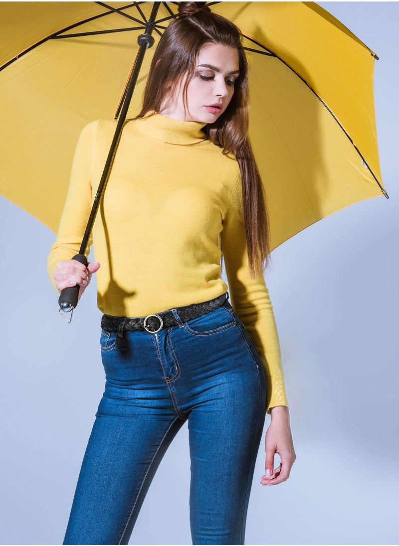 3 Pieces Women's Braided Leather Belts with O-Ring Metal Buckle, Stretch Waist Design for Dresses, Jeans, Skirts, and Pants - Versatile Formal Accessory.
